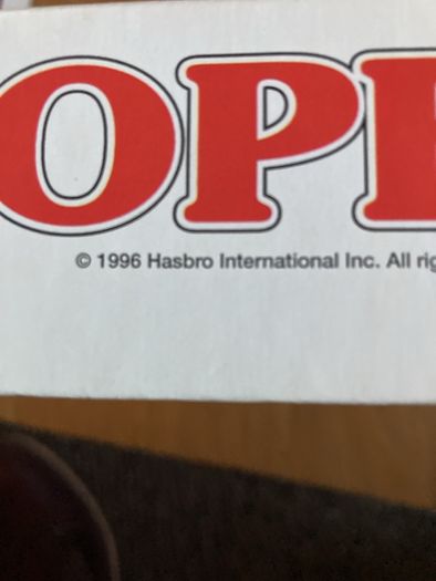 Vintage operation game