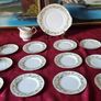 20 Piece Duchess Greensleeves Pattern Bone China Gold Gilt Tea Set For 6 Person Setting Made in England Image 3