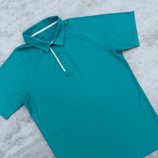 Turquoise Oakley Golf Polo T-Shirt