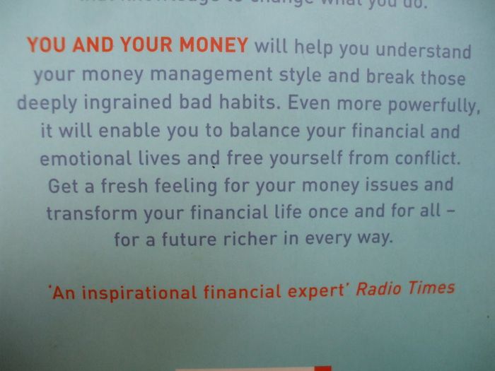 SALE!  WHAT NOT TO SPEND: priceless ways to manage your money; YOU AND YOUR MONEY: creating a prosperous relationship by Alvin Hall