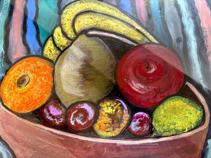 Still Life mixed media painting