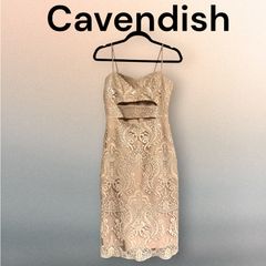 Elegant Cavendish Nude Dress