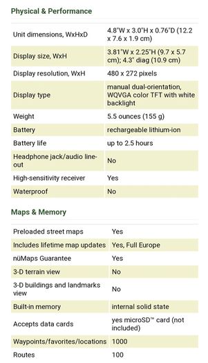 Garmin Nuvi 2497 with Lifetime Maps Inc Postage