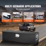 83L Heavy Duty Aluminium Truck Tool Box, Diamond Plate Storage Chest with Lock and Side Handles, Black, 990 x 330 x 254 mm Image 6