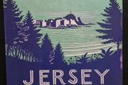Jersey Airways, vintage style metal sign .
