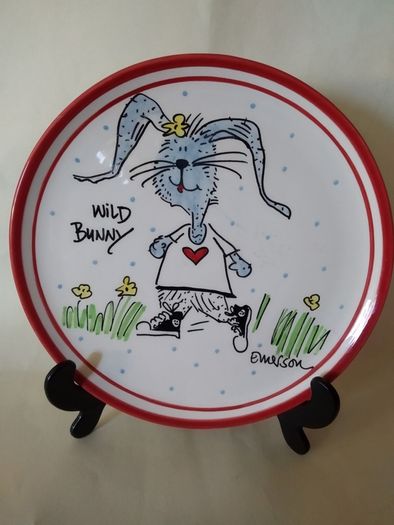 EMERSON Signature Collection 4 Bunny Family plates