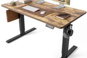 Electric Standing Desk 120 x 60 cm, Height Adjustable Sit Stand Desk with Memory Presets