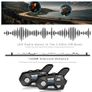 Bluetooth 5.0 Motorcycle Intercom Helmet 2 People 1200M Talking Universal Pairing Waterproof Interphone Headset FM Radio Image 4