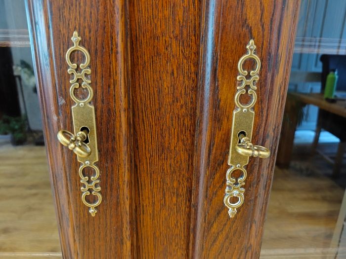 Vintage Oak Display cabinet