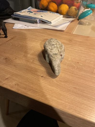Rock shaped like a middle finger