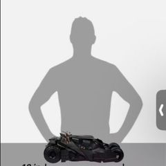 Batmobile with luscious fox and batman