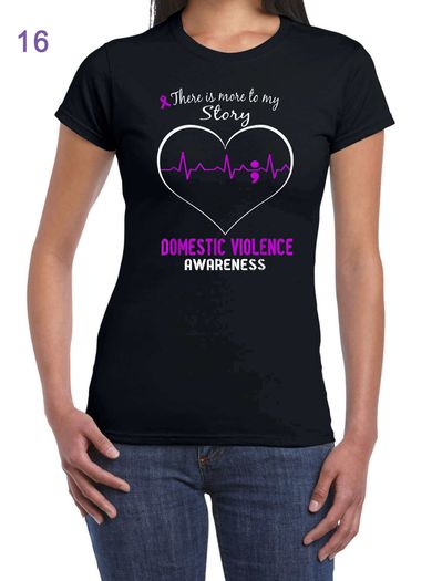 Domestic Violence Awareness T-Shirt Woman