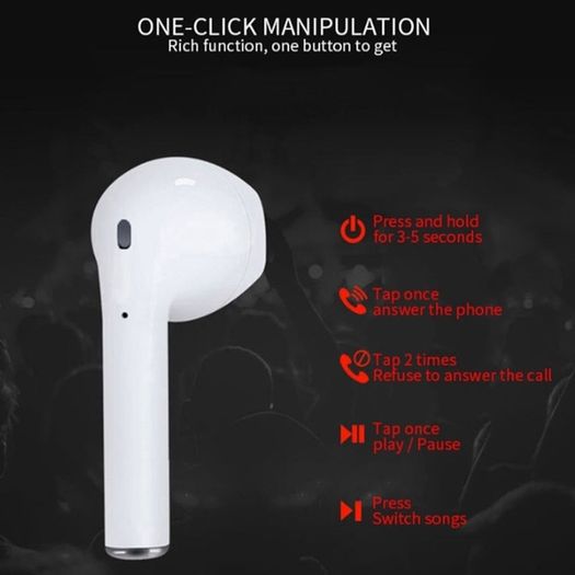 Wireless Bluetooth Earphones Earbuds Headphones In Ear With Mic Sport Sweatproof