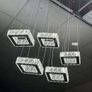 L.E.D. 5 piece Crystal chandelier. Brand new in box Image 2