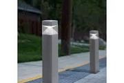 Garden Lights  Bollard Outdoor Garden Lights in Grey