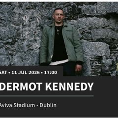 For premium tickets, Dermot Kennedy