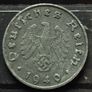 German third reich stamps and coin, 10 pfennig. Image 2