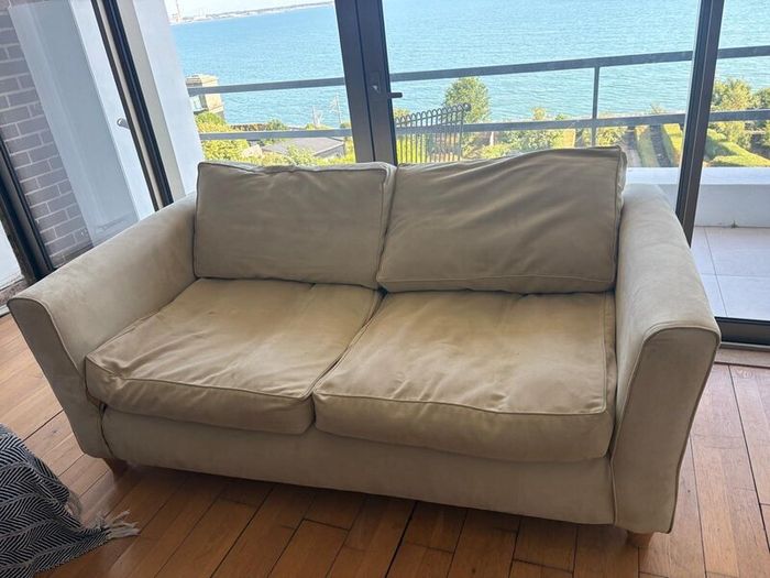 Couch Faux Suede