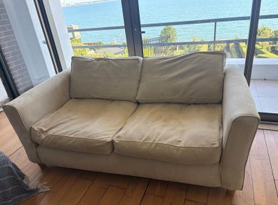 Couch Faux Suede