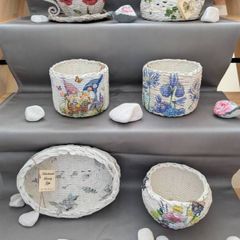Handmade Newspaper Baskets Small