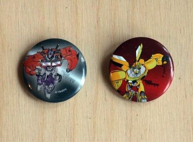 Transformers Prime Button Badges