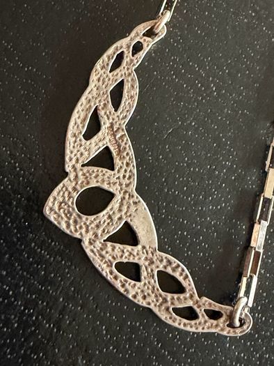 silver necklace