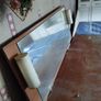 Mid 80's Brown dressing table with mirror and lights Image 3