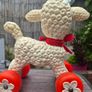 tara toys pull along lamb toy Image 3
