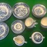 37 piece vintage willow dinner set Image 5