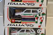Italia 90 Ferrari Testarossa Fiat Uno Tipo Model Cars Bburago Burago World Cup 1990