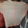 Cream Bershka Top /Orange Trim - January Clearance Image 5