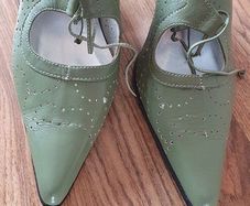 Leather wedge