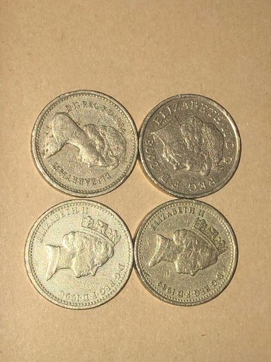 British pounds x 4