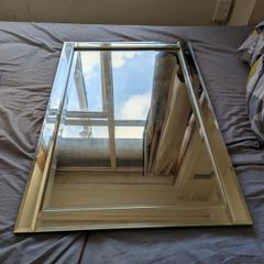 mirror and side table