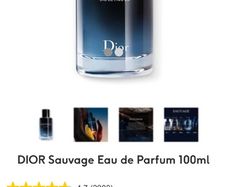 DIOR Sauvage 100ml  parfum for him