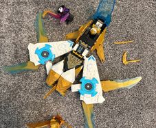 Lego Ninjago golden dragon jet