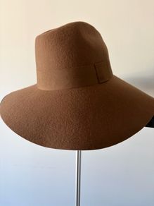 Wide Brim 100% Wool Hat