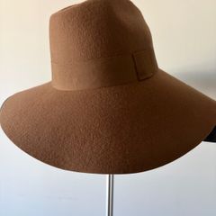 Wide Brim 100% Wool Hat