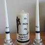 Persinalized Candles -Wedding, communion, christening, memorial, birthdays Image 7