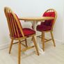Elegant Solid Wood Dining Set Hand Painted Table & Chairs Image 10