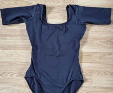 Black ballet leotard