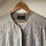 By Malene Birger Silk Lace Paneled Bomber Jacket Image 5