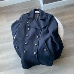 Navy Military French Connection Coat