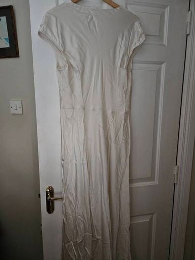 beautiful new satin ghost dress