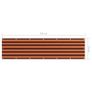 Balcony Screen Balcony Screen Orange and Brown 75x300 cm Oxford Fabric Image 4