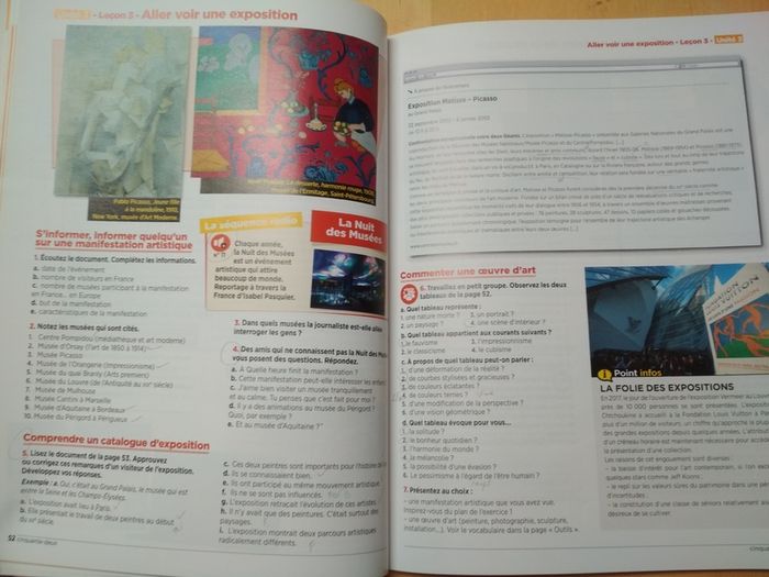 French learning two books level B2