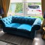 Gosford Large Navy Button Sofa Image 7