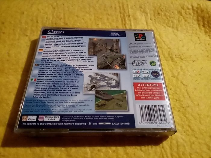 Soviet Strike PlayStation 1 Ps1 PlayStation 2 ps2 games Original