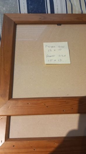 2 Antique style Large pictures and frames