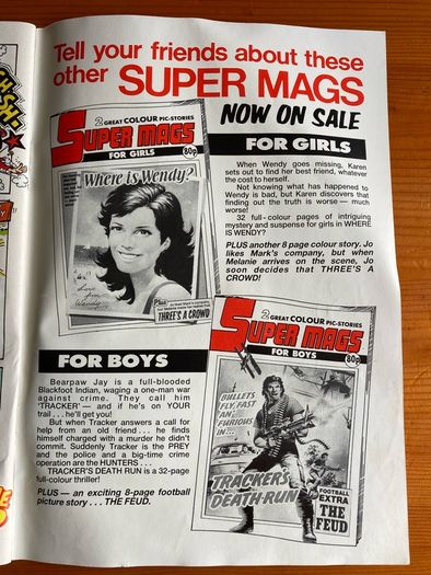 Comic:' Super Mags' 1986